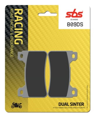 SBS 809DS FRONT BRAKE PADS RACING HONDA CBR RR / ABS 600 2013-2017