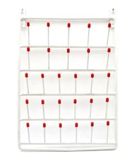 28 Peg Wall Mounted Laboratory Draining Rack - Eisco Labs