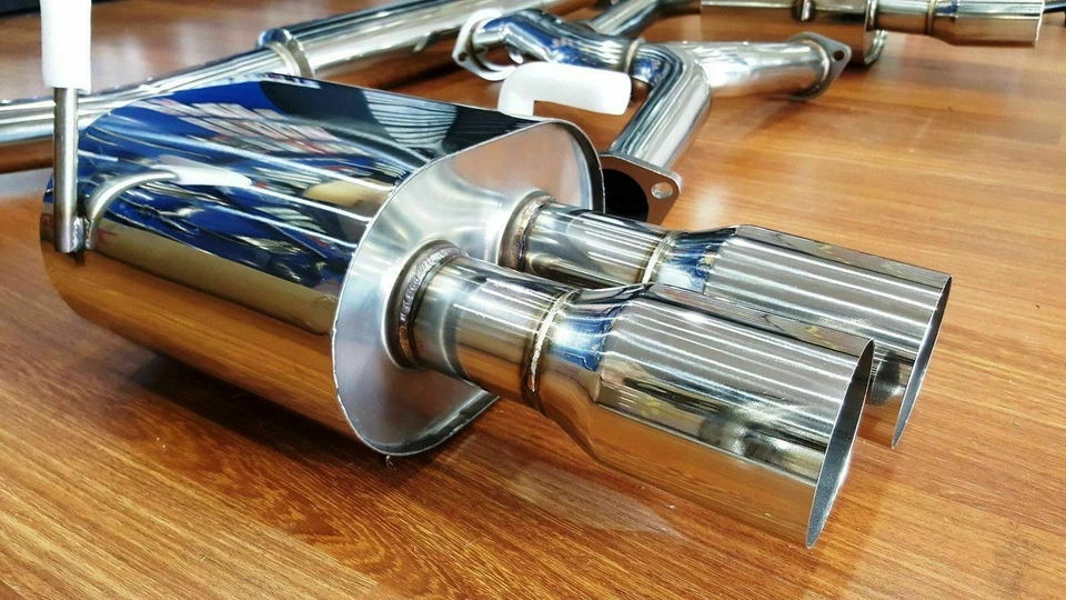 JDM PRO 3" STAINLESS CATBACK EXHAUST for SUBARU IMPREZA WRX & STI GVB GVF SEDAN - image 2 of 4