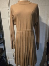Express Dress Beige Womens Size L New With Tags