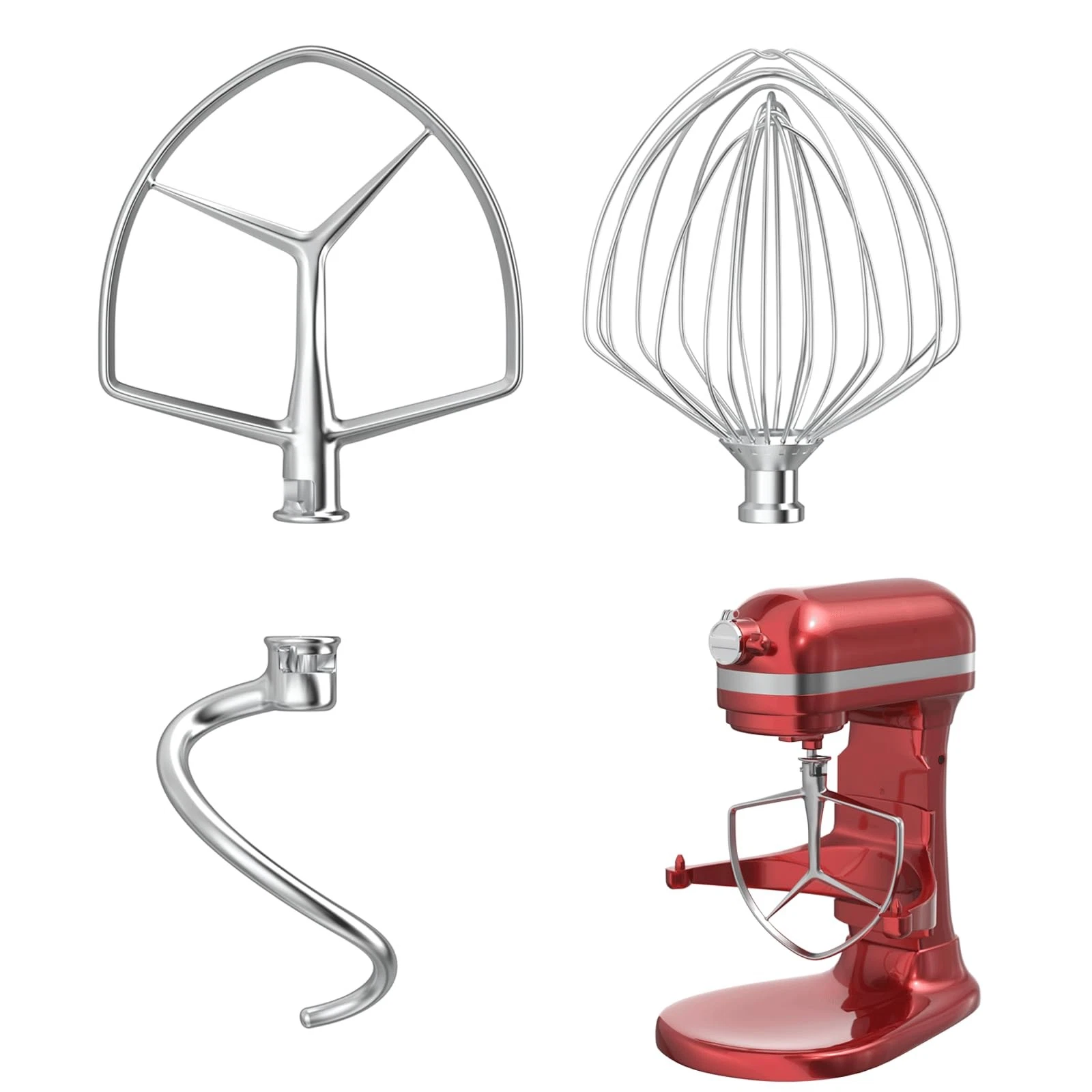 Stainless Steel Kitchen Mixers with KitchenAid Mixer and 7 Qt Bowl. 7QT 9-Wir...
Opens in a new wind