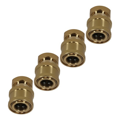 #ad #ad Brass Pressure Washer Adapter Coupler 1 4quot; Quick Connect Socket to Female NPT $17.96