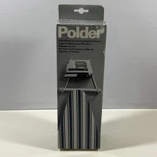 Vintage Polder Wall Mount Ironing Board and Iron Holder Caddy NOS 90616-90