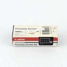 Canon Focusing Screen Ed Type D Grid EOS-3 EOS-1V NOS w/ Case