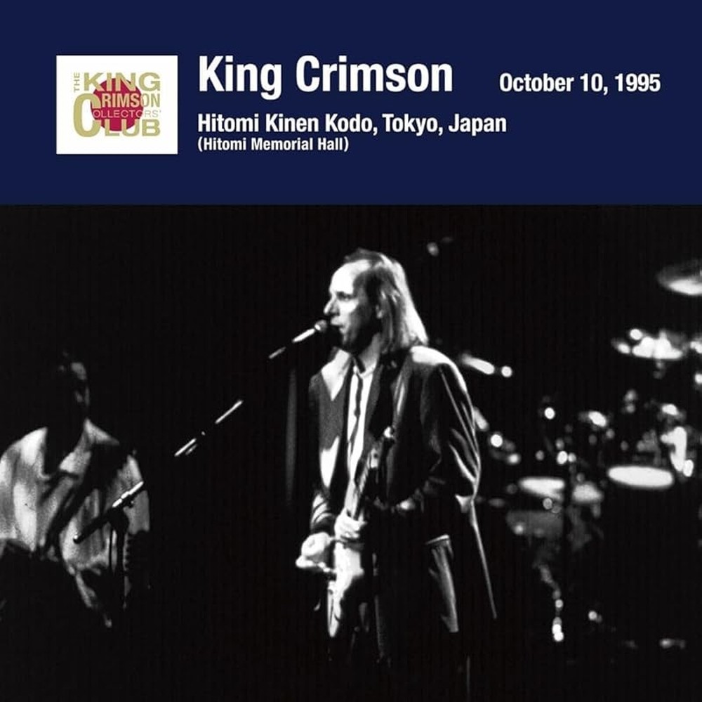 KING CRIMSON-Tokyo Show #5 October 10, 1995 Hitomi Memorial Hall-CD Paper Sleeve