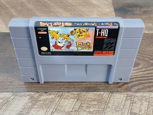 The Ren & Stimpy Show: Fire Dogs (Super Nintendo SNES) Game Only - Tested