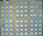 1932-1959 Washington Silver Quarter Set Missing 1932s  2 Whitman Folders 72 Coin