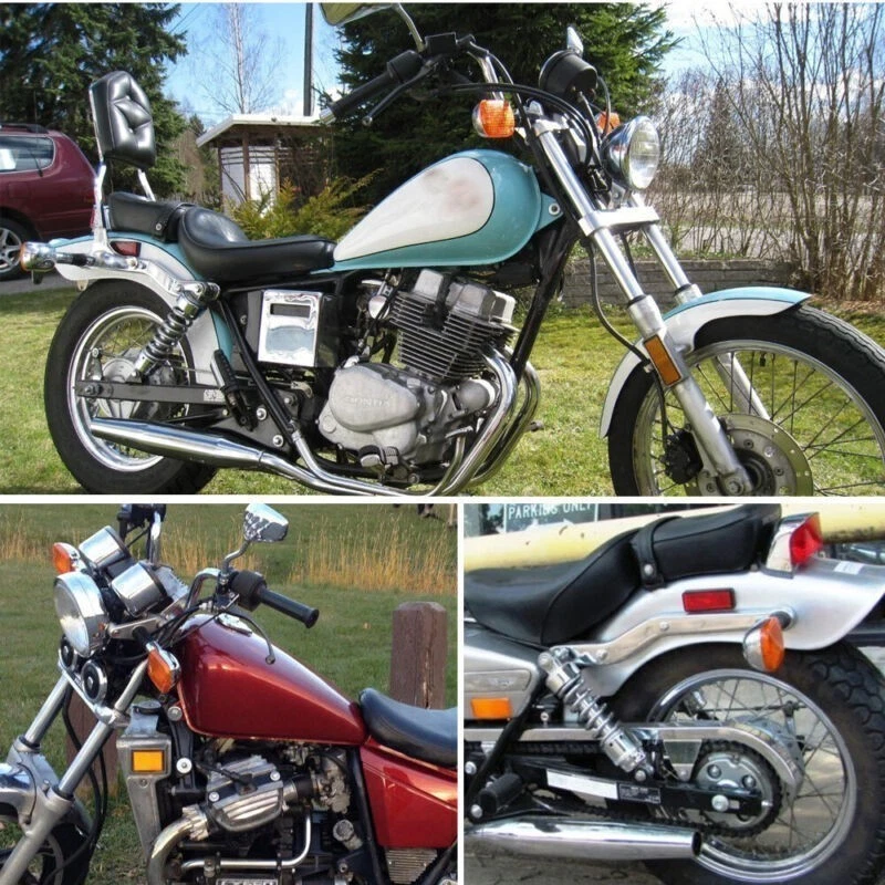 4x luces intermitentes de señal de giro para Honda Shadow 500 VT500C Rebel CA250 CMX250 400 Foto 4 de 4