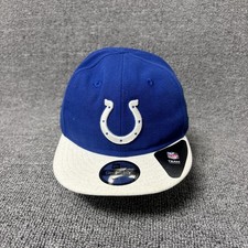 New Era Colts 9FIFTY Snapback Flat Brim Blue White NFL Hat Youth