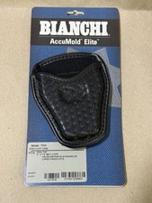 Bianchi 7934 Open Handcuff Case - AccuMold Elite Basket Weave 22966