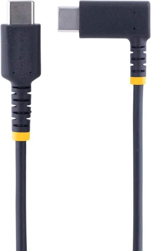 StarTech.com Cable 1m USB C Acodado - en Ángulo Recto - PD 60W - 3A - Cable USB- - Imagen 4 de 4