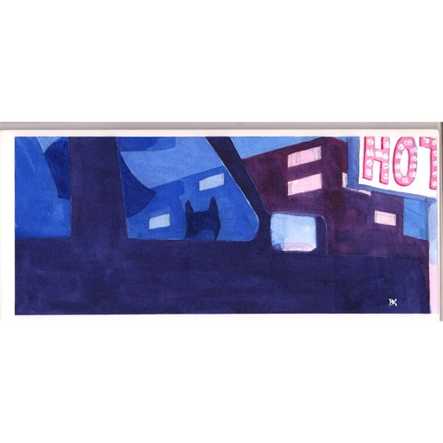 A* 49 page 13 original watercolor comic art "HOT" Ben Chamberlain - Picture 1 of 2