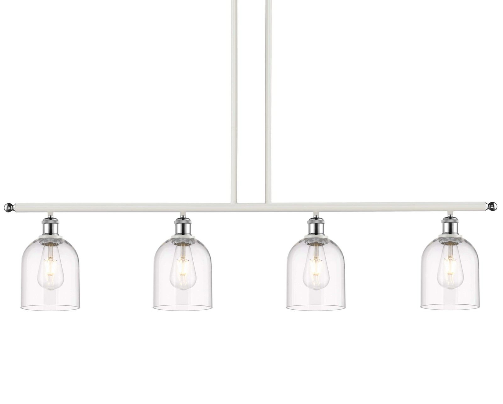 Bella 48-inch Stem Island Light with WCH and CL in G558-6 Finish