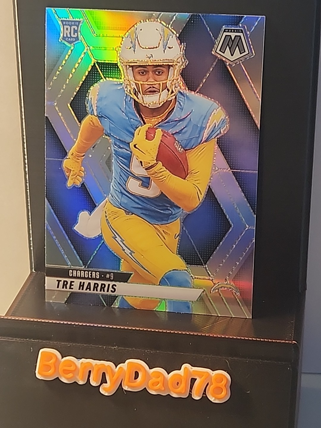 2025 Panini Mosaic Tre Harris #326 Silver Prizm Rookie RC Los Angeles Chargers