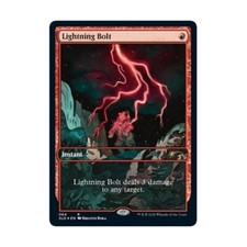 WotC MtG Magic the Gathering Lightning Bolt (084) (P) (Foil) EX