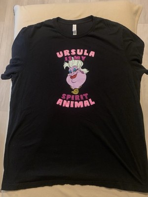 Bella + Canvas Women s Short Sleeve T-Shirt Ursula Is My Spirit Animal Black 2XL