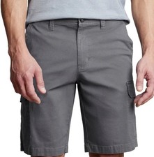 Copper  Oak Men's 40 Venture Ripstop Cargo Shorts Gray Waist 10" Inseam N0807