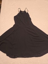 Express Women’s Black Sleeveless Cocktail Party Dress Size 2 A-Line
