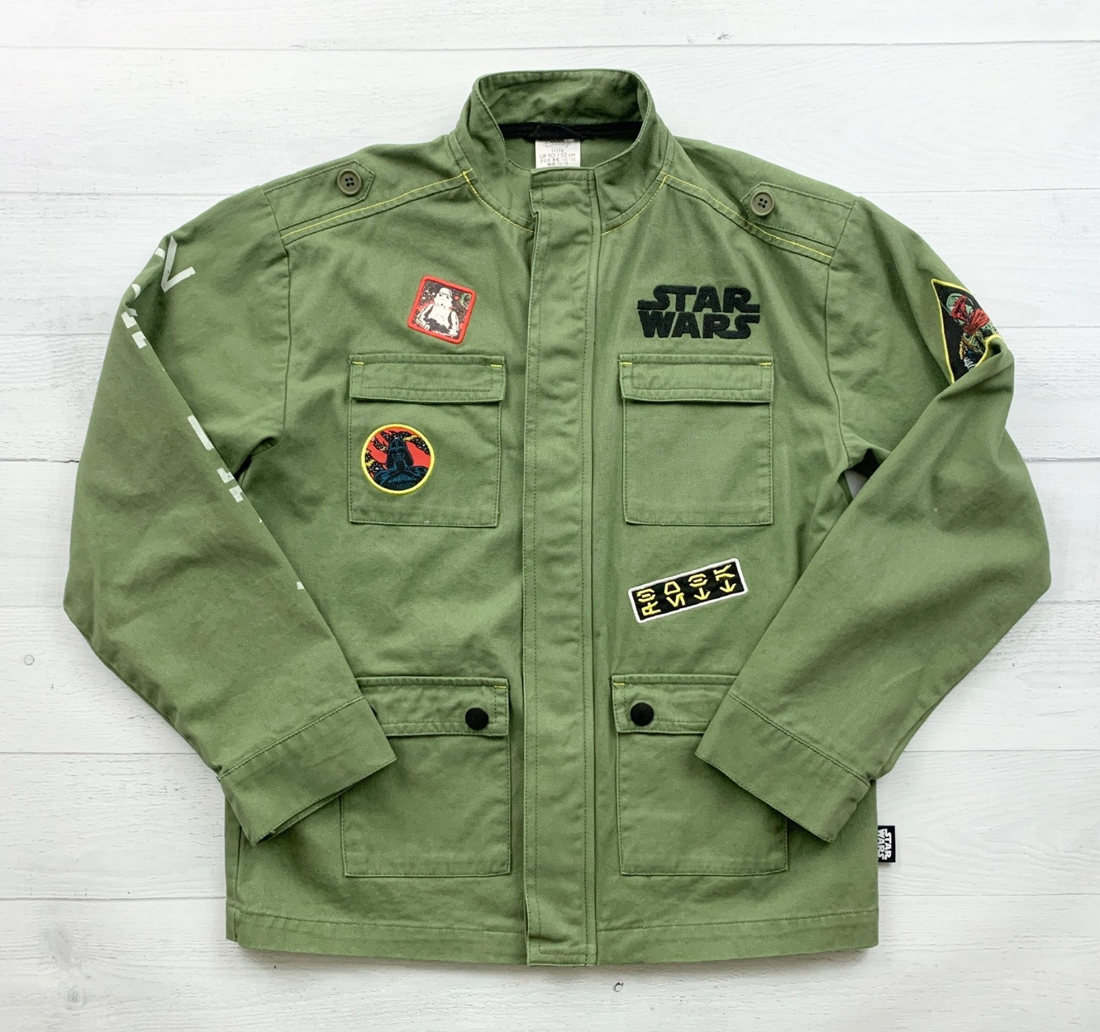 Disney Star Wars Youth 11/12 Unisex Button Up Jacket Max Rebo Band Boys Girls image 4