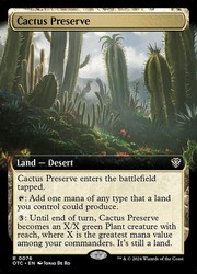 Cactus Preserve (Extended Art) - Outlaws of Thunder Junction Commander