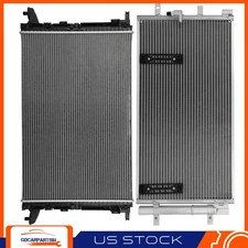 Radiator Aluminum And A/C Condenser Cooling Kit For 2017 Audi A4 Quattro