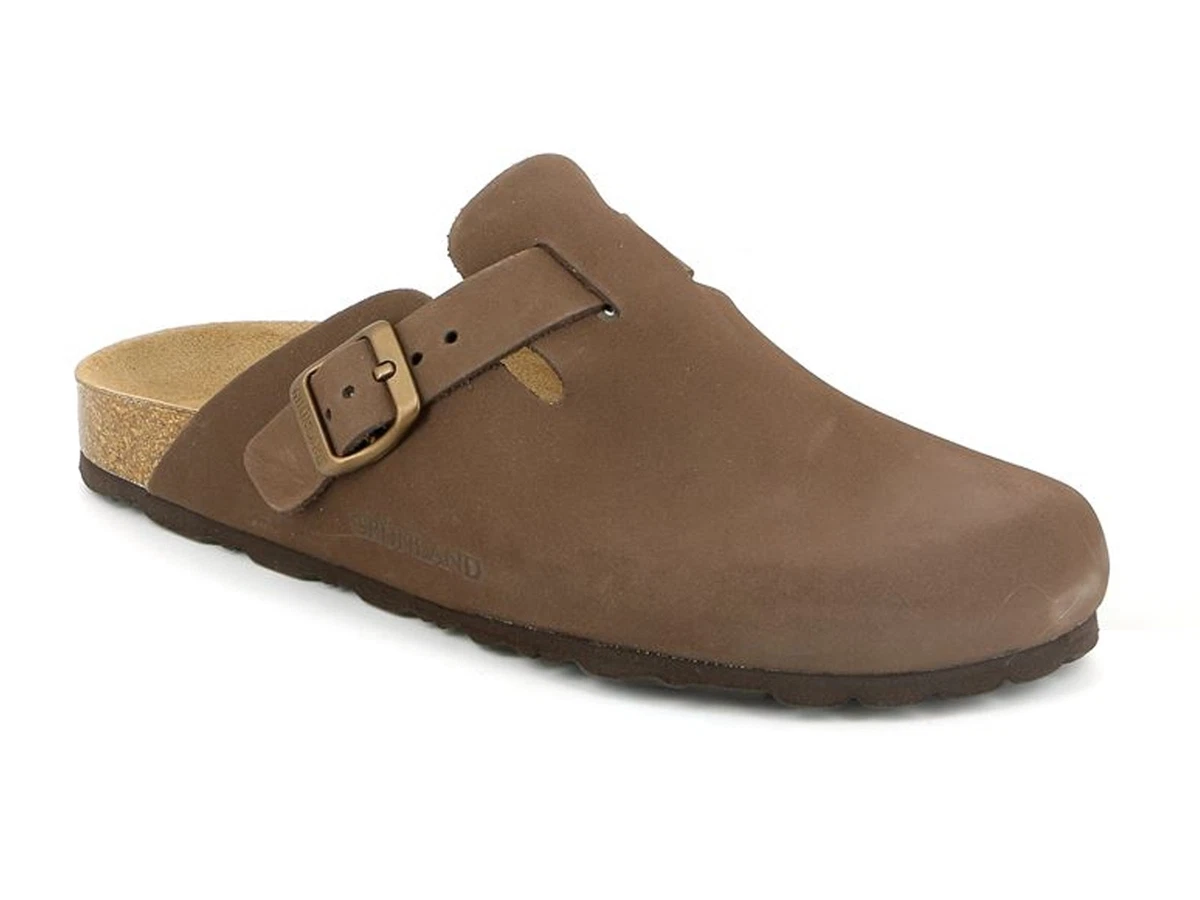 BENEXA Ciabatte Da Camera Uomo Pelle Morbida KAPY Pantofole Fondo Scamosciato T.MORO 0004 - Foto 8