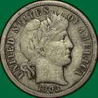 1903-O Barber Dime Very Fine VF Coin #35183