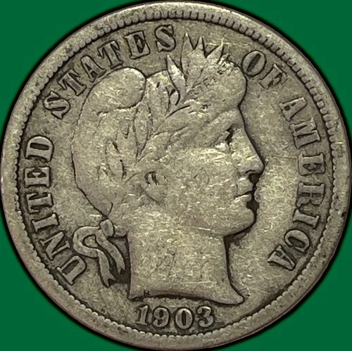 1903-O Barber Dime Very Fine VF Coin #35183