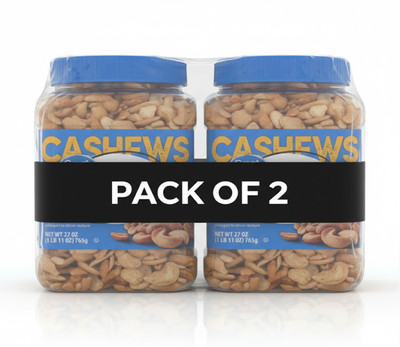 Great Value Cashew Halves & Pieces, 27 oz (PACK OF 2)