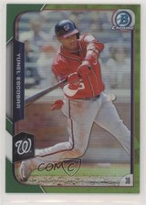 2015 Bowman Chrome Green Refractor 90/99 Yunel Escobar #16 1v7