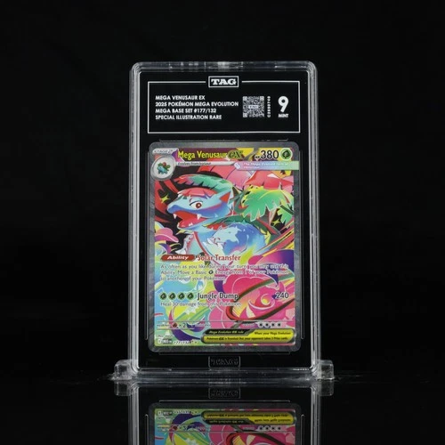Pokemon Mega Venusaur Ex 177/132 Special Illustration Rare TAG 9 Mint