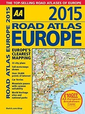 AA Road Atlas Europe 2015 Spiral: Europe's Clearest Mapping by AA Publishing The