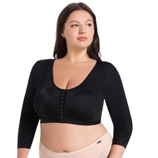 Plus Size Women Arm Shaper Tops Lift Slimmer Compression Sleeves Post Surgical Plus Size Women Arm Shaper Tops Lift Slimmer Compression Sleeves Post Surgical