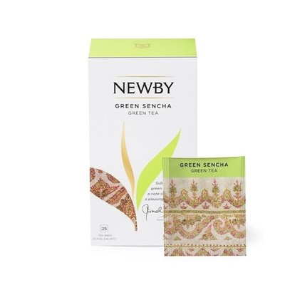 Newby Green Sencha | 25 Tea Bags | Energzing & Antioxidants Rich| 50 gms