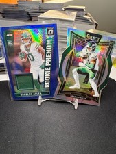 2024 Optic Rookie Phenom Braelon Allen Blue Hyper + Select 10 Die Cut