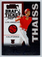 Matt Thaiss 2020 Panini Contenders Draft Ticket Red Auto 26/75 Angels #98RT-MT