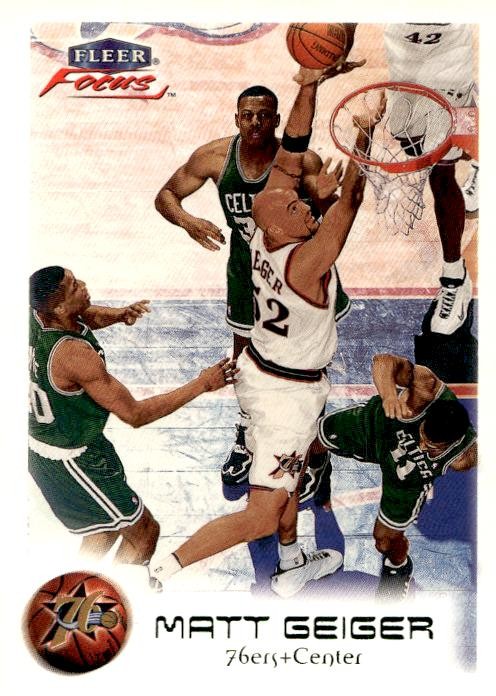 1999-00 Fleer Focus #73 Matt Geiger Masterpiece Mania #/300