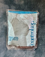 Vintage Silkies Control Top Pantyhose Beige/honey Size Large NOS Sealed Y2K