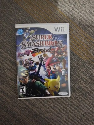 Super Smash Bros Brawl Nintendo Wii Complete w/ Manual Tested