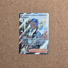 salvatore pokemon card price 202/162 Salvatore Trainer Full Art Ultra Rare 2024 Pokemon Temporal Forces