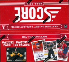 2013-14 Panini Score Hockey Factory Sealed Jumbo Hobby Box - 3 Autos/Memorabilia