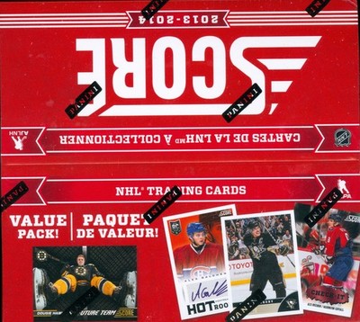 2013-14 Panini Score Hockey Factory Sealed Jumbo Hobby Box - 3 Autos/Memorabilia