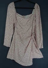 NEW, Reformation Rosalie Dress in Pink Size 10 #RF22
