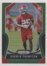 2019 Panini Prizm Rookies Green Prizm Darwin Thompson #400 7m3