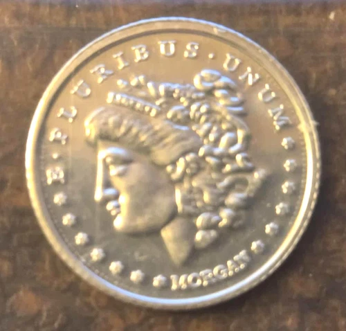 Four - 4 - 1 Gram .999 Fine Silver Round Morgan Dollar Design..