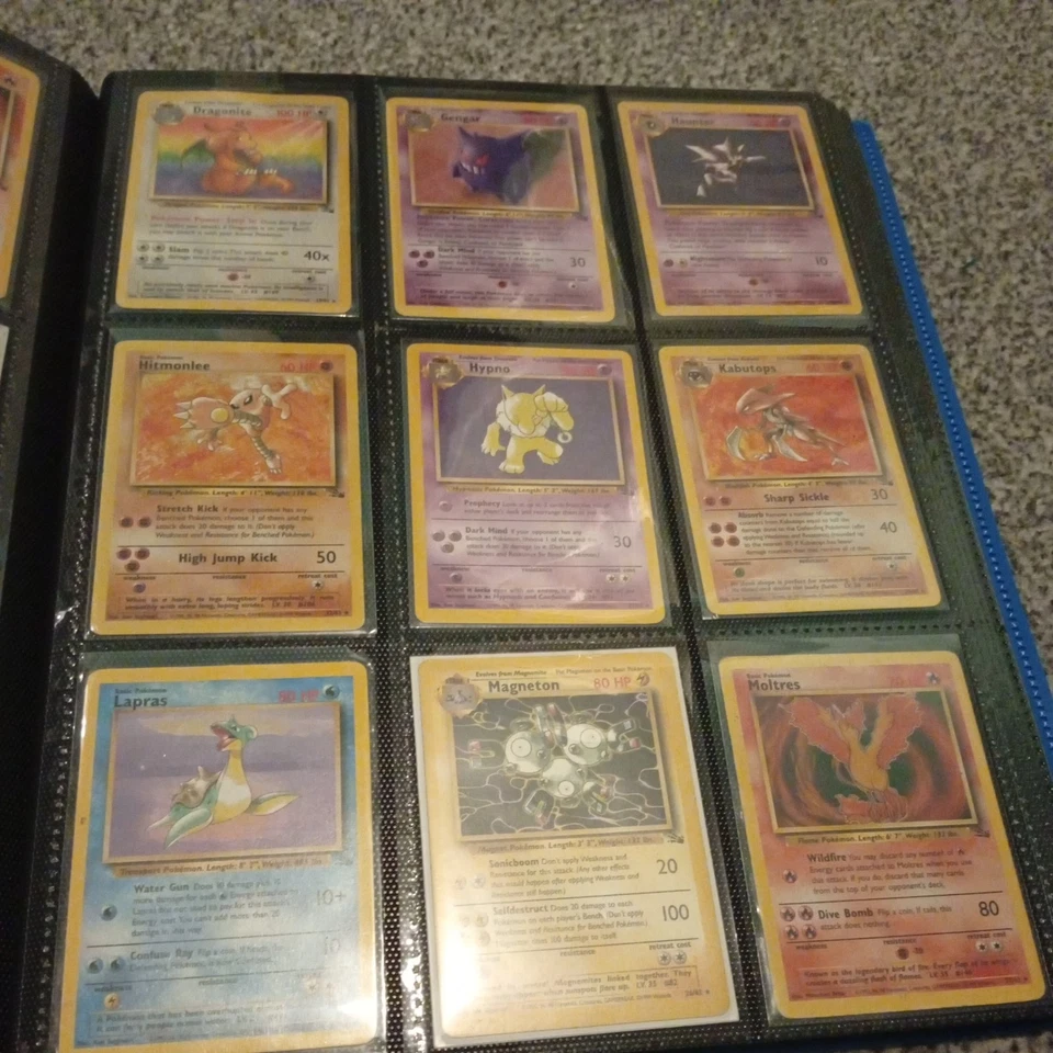 Full Complete Fossil WOTC Pokémon Card Set 62/62 3 1st editions included, Folder - Image 3 of 4