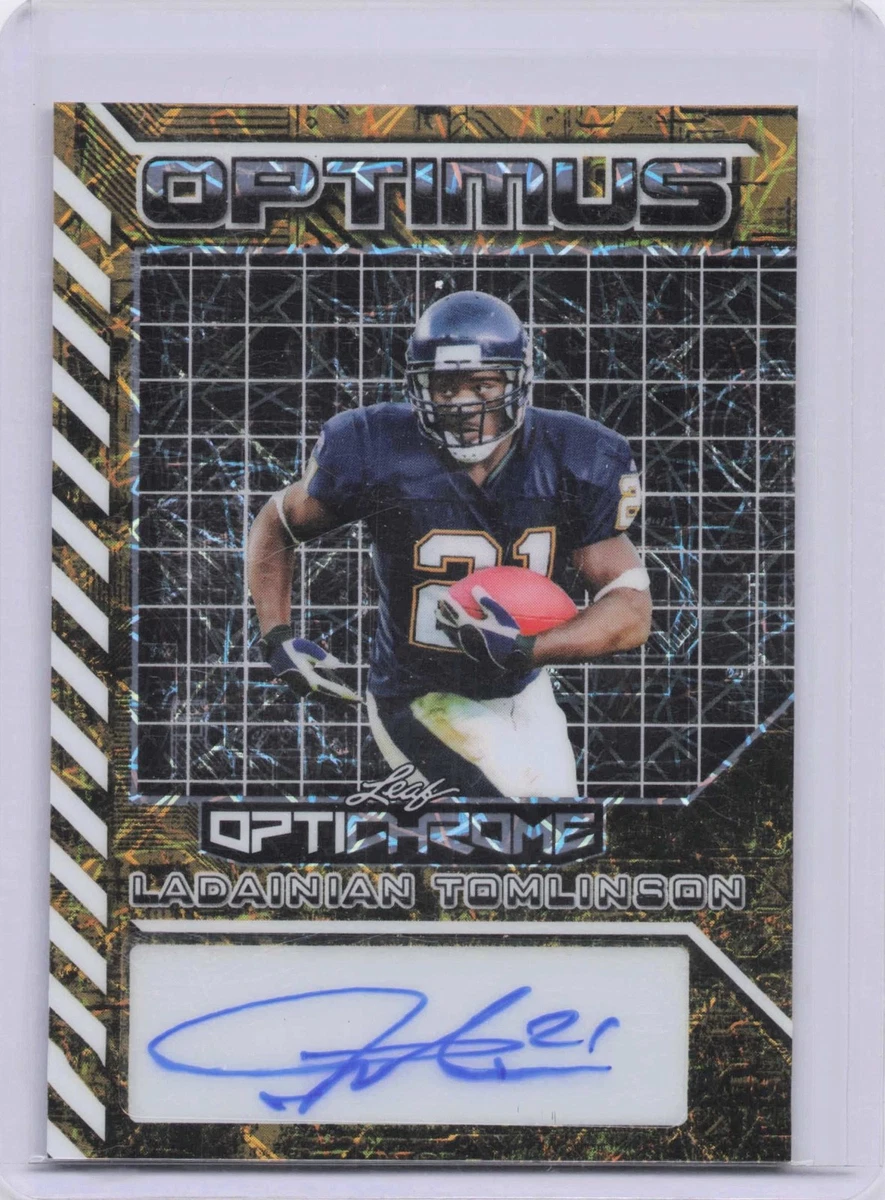 LaDainian Tomlinson Football Autographed Sports Trading Cards for