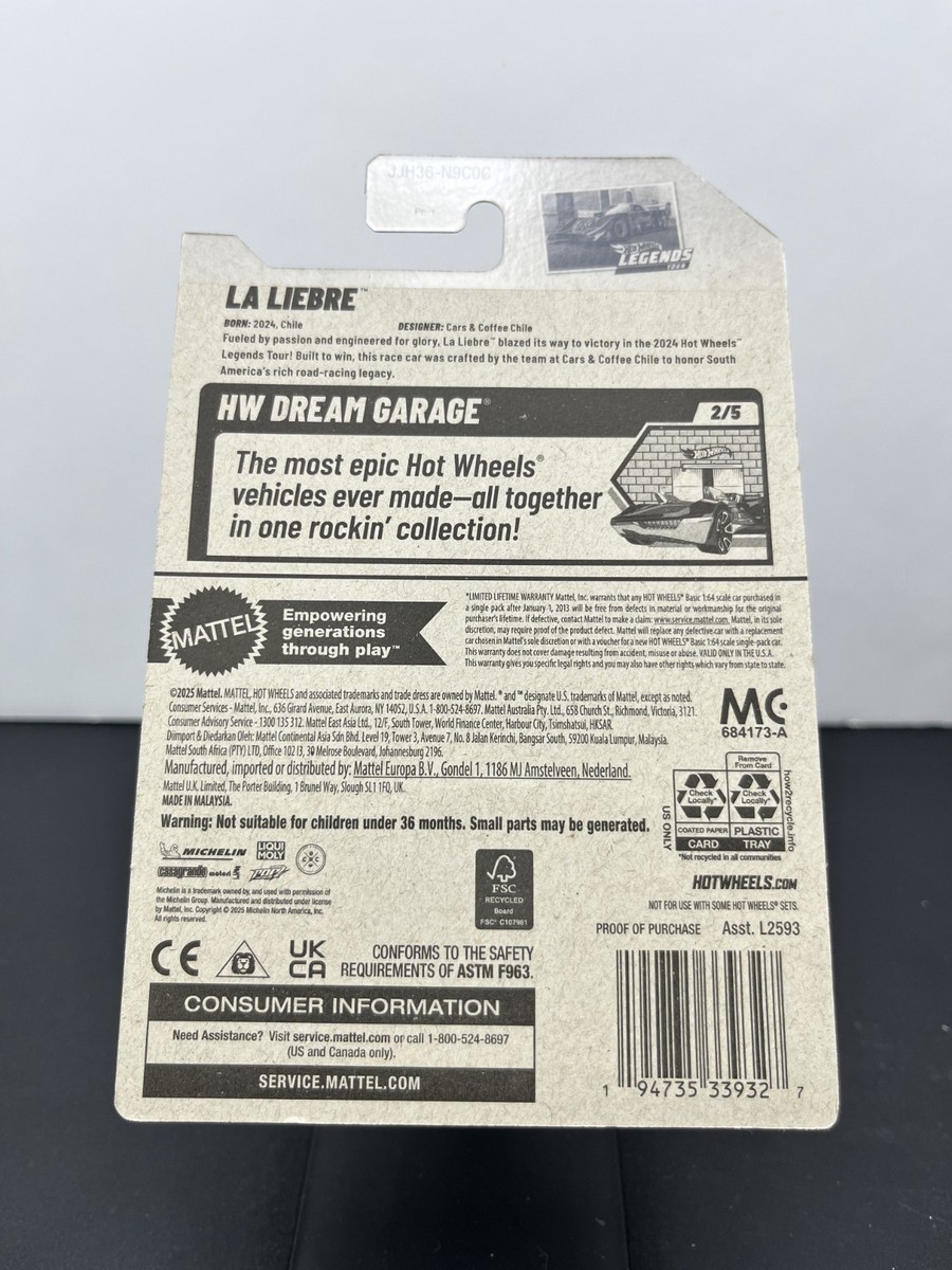Hot Wheels 2026 Mainline HW Dream Garage La Liebre Legends Tour