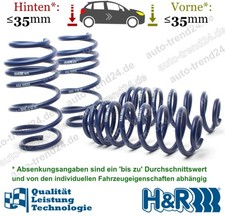 H&R Tieferlegungsfedern 35mm u.a.: VW Golf V 1K1, Bj. 2003-2008