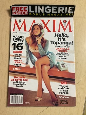 april 2013 Maxim magazine #182 Danielle Fishel sexy cover Sealed issue
